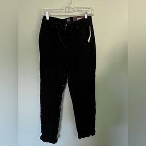 NWT BDG High-Waisted Mom Jean - Spliced Flannel